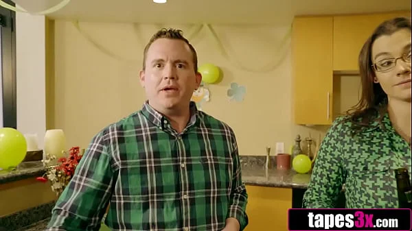 Lucky Guy Fucks Both of His Stepsisters on St. Patrick's Day (Jericha Jem, Piper Perri)