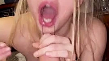 Cute blonde blowjob: Big Tits, Amateur  Handjob Porn