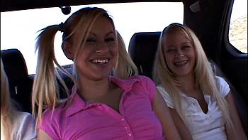 Milton babes lick nipples in POV threesome scene