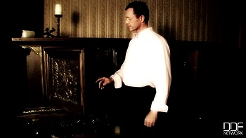 Beautiful babe is bound & closed