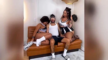 Badkittyyy & Avery Jane Pov Blowjob Sucking Hard Dick After The Big Game - Flightlifexxx