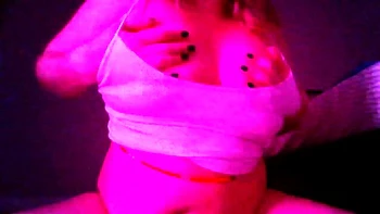 Big boobs milf masturbates with her dildo