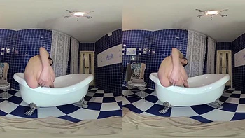 Skinny 18 y.o Teen In The Bath