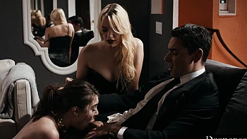 Ryan Driller and Kenna James in a steamy ffm threesome