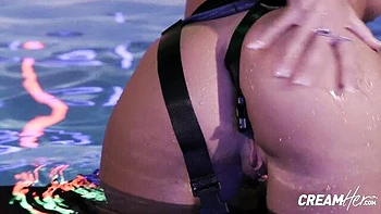 Glamour Zuzu's small tits action