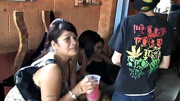 Petite teen goes down in close-up blowjob scene