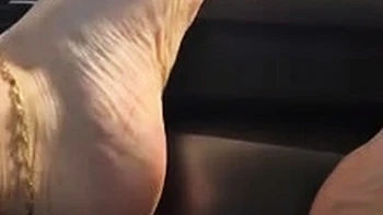 Kylie Haale Foot Fetish In Public POV