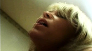 Blonde Chikita shows off her big boobs and bush