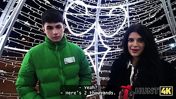 Hunt4k featuring Michael Fly and Asandra Dewy's hard fuck scene