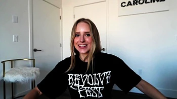 slutty bitch Sexy Caroline Zalog solo VIDFULL