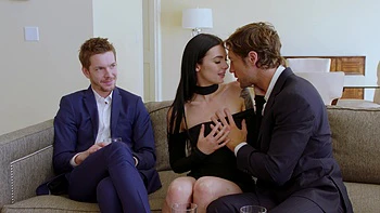 Brunette babes Marley Brinx and others getting their asses smashed hard