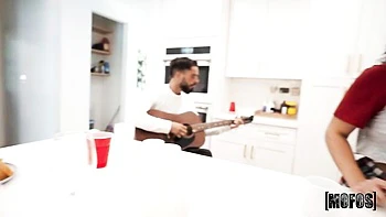 Sexy busty babe Alexis Perez and Kitty Kewpie both love big cocks