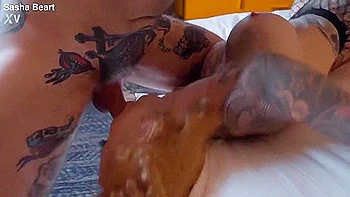 Tattooed Blonde Sasha Heart - Anal Unexpected Roommates - Sasha Beart (4k) Assfucked Doggystyle