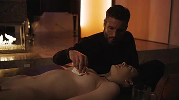 Hot foreplay with Michelle Anthony and Mike Mancini