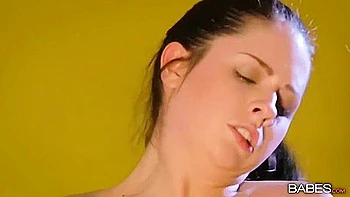 Sweet Brunette Babe Rebecca Volpetti Anally Fucked In The Cowgirl Pose