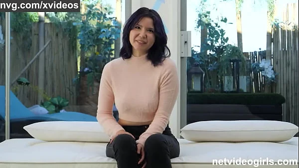 Sweet outgoing Asian girl fucks the 5th guy of her life