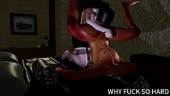 3D Cute Japanese House Wife Cheating with Her Boss