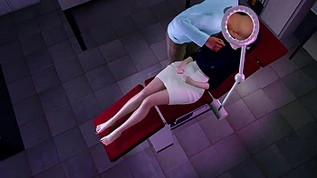 3D Hot Asian Wife Cheating with Her Doctor