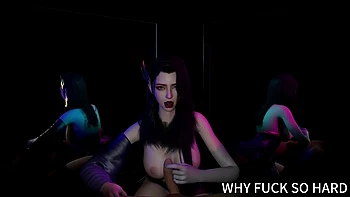 3D Horny Slut Asian Whore Cheating with Big Cock