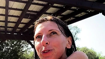 Chubby Brunette Big Boobs Dildo Masturbation