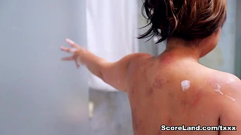 P-Chan soaps her big ones - P-Chan - Scoreland2