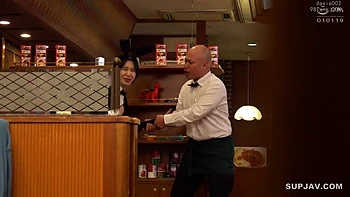 Japanese Babe wearing revealing bunny suit having sex