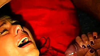 Hardcore ffm blowjob and doing handjob