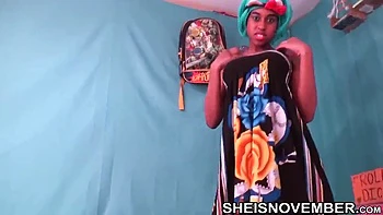 Msnovember Double Penetration Anal Pussy Squirt Solo Ebony