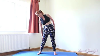 Yoga Workout with Red