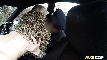 Fake cop with a big cock fucked a curvy girlfriend Busty Blonde