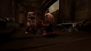 Dwarf Has Fun with an Elf - Warcraft Parody