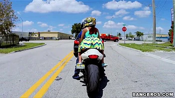 Riding naked on motorcycles