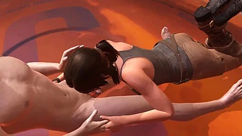Lara Croft eats Dick : 3D Porn Parody