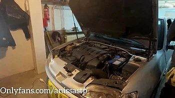 Anissa Hale Hot Blonde Cheats On Husband With Mechanic Part 1 - Amateur Wife Big Tits Car Sex