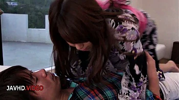 Fingering the seductive Japanese MILF | Blowjob session ignites passionate desires