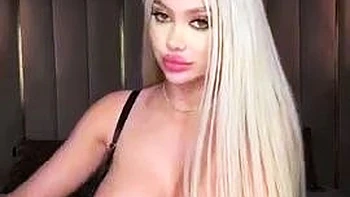 Big Boobed Blonde Masturbates With A Dildo In The Bathroom