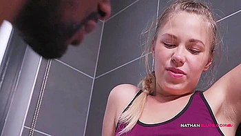 Cute Selvaggia Takes A Bbc In Her Stepdads Bathroom