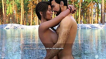 Veronica Having Fun With Me In Forest