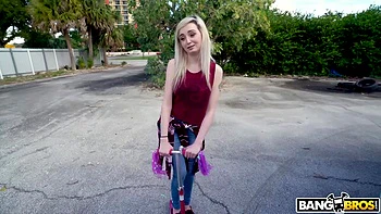 Horny 19 Year Old Hops on The Bus