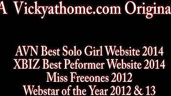 Vicky At Home featuring Puma Swede and Vicky Vette's vickyathome action