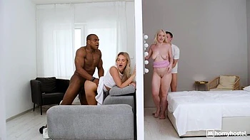 Two hot dolls Merida Sat and Vera Jarw love interracial sex