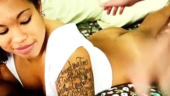 Pink labia close up of naive brunette