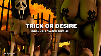 Trick or Desire - Halloween Special Cowgirl POV