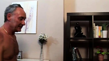 Sexy girl with giant knockers and bare figure gets