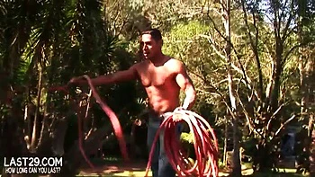 Outdoor lovers fuck each other to climax: Blowjob, Big Tits  Hardcore Porn