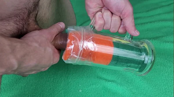 HOW TO MAKE A REALISTIC TIGHT PUSSY FROM BEER GLASS