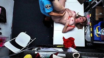 Busty Big Ass MILF Gets Fuck By Store Detective