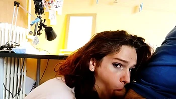 Melody Fluffington Back To School With Blowjob