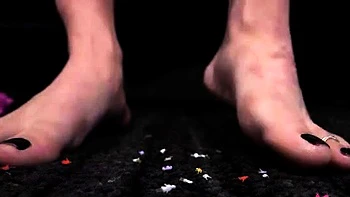 Milf blonde high heels foot fetish