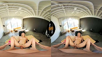 VR Blonde: Blowjob, Doggy  Cowgirl Porn